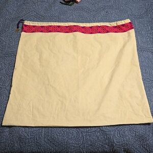Tory Burch Large Drawstring Dust Jacket Purse Bag